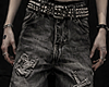 Washed Patch Jeans