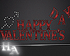 A~HAPPY V-DAY SIGN/MESH