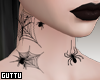 ✔ Spiders Neck Tattoo