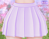 w. Lilac Pleated Skirt