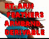 AO~R ARMBAND & Feathers