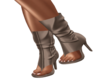 BEIGE ANKLE BOOTS