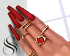 S&S Eva Red nails