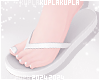 $K White Flip-Flops