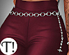 T! Wine Pants w/Belt RL