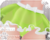 [Pets] Skirt | Lime/W
