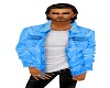 Bright Blue Levi Jacket
