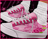 ! pink sneakers <333