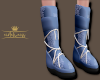 e_snowflakes printed blu