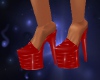 !C-PVC Heels  Red