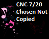 CHOSEN NOT COPY