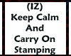 (IZ) Keep Calm Stamp