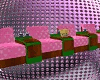 pink green theater chair