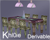 K derv dinning table