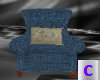 Antique Blue Chair