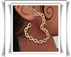 Heart earrings Gold