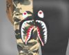 O|Bape Shark Shorts blk