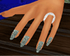 small hands+glitter nail