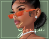 Orange Baddie Shades