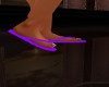 Violet Flip Flops