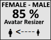 Avatar scaler 85%