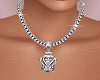 Silver Necklaces+Crown