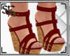 [SF]Summer Red Sandals