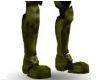 green fighter boots
