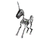 Silver Unicorn Skeleton