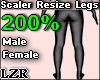 Scaler Legs M-F 200%