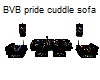 BVB Pride Cuddle sofa