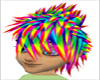 Rainbow Punk Raver Hair