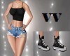 VV | Eva Black + Shoes