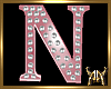 Marquee Letter N Pink