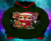 Deer Christmas Hoodie M