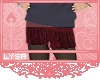 L* Burgundy Lace Shorts