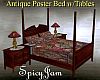 Antique Poster Bed Mixed