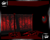black and red room
