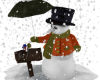 Xmas Snowman Animated