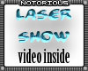 Peacock Laser Light Show