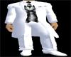 White Jacket Grey vest