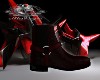 TRENDY BLACK RED BOOTS