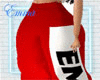 red sports pants