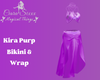 Kira Purp Bikini & Wrap