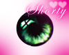 })i({ green eyes