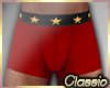 (A) Star Boxers Red