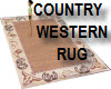 Country Western Tan Rug