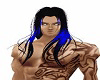 blue and black hair male