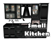 Small Black Kitchen