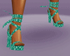 GEOMETRIC Cotton Heels